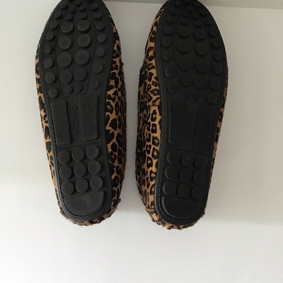 Vionic Leopard Print Moccasins- calf fur - Picture 6 of 10